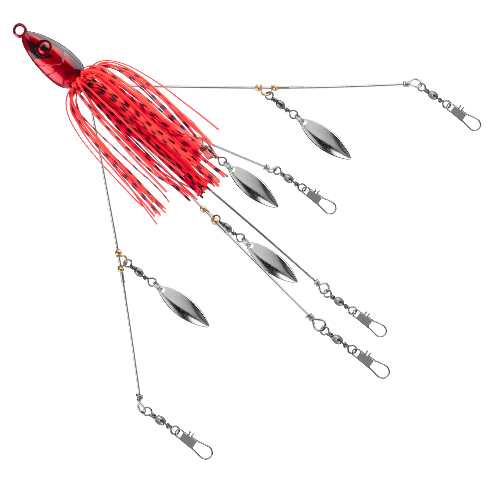 16.5g、20gのアラバマ・アンブレラ・リグ、スピナーラン - Fishing Lure Blade Bait のレビューと価格