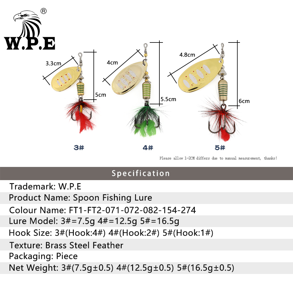 W.p.e-コモドールアー,釣り道具,ハードベイト,スプーン - Fishing Lure Spinnerbait のレビューと価格