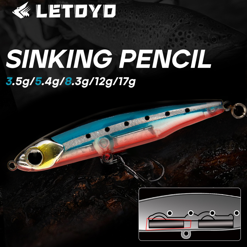 レトヨ シンキングペンシル 17g 12g-3.5g 人工餌 - Fishing Lure Spoon のレビューと価格