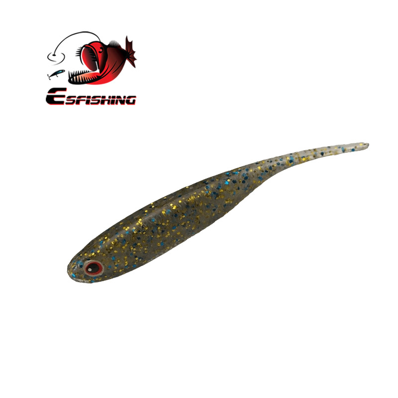 ESFISHING I 光沢のあるシャッド 10 個 70  - Fishing Lure Soft Plastic のレビューと価格