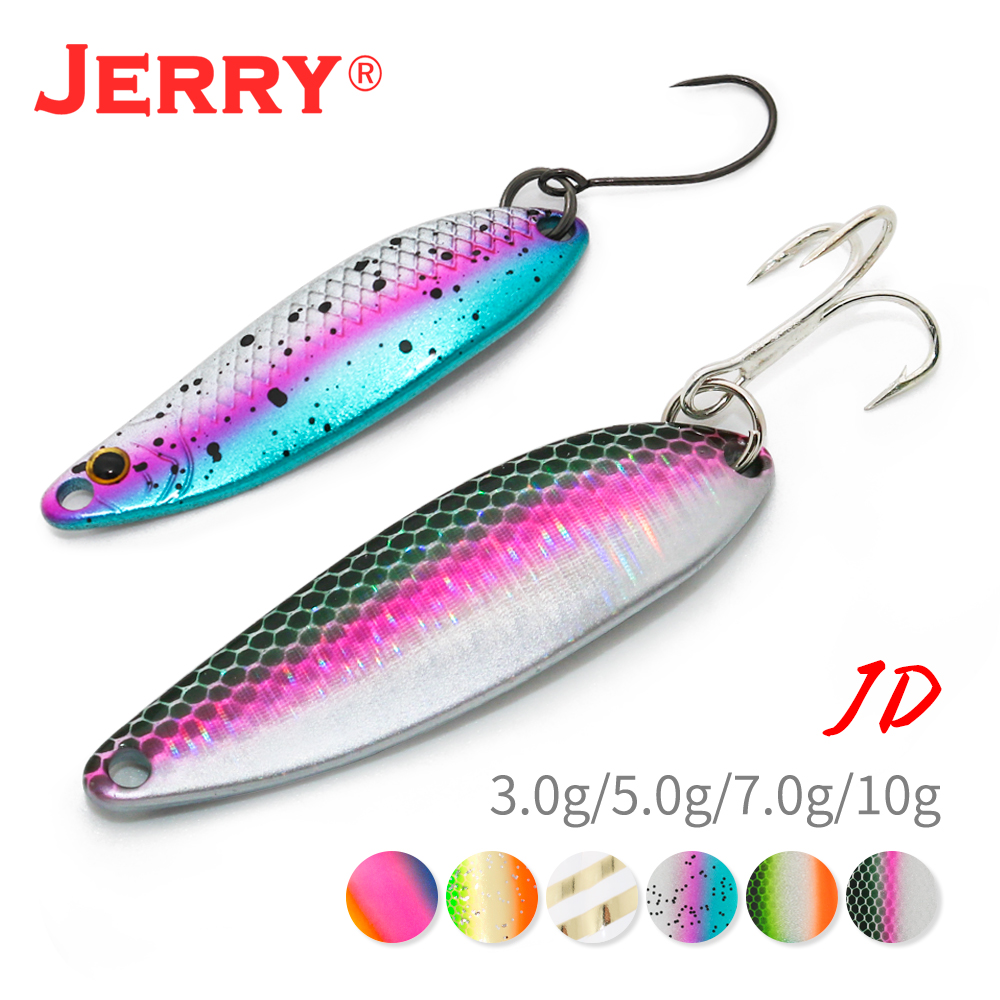 Jerry jd人工スプーンルアー7グラム10グラム鋳造金属 - Fishing Lure Spoon のレビューと価格